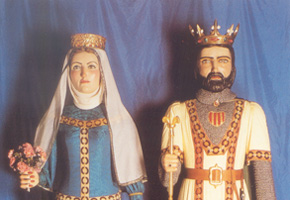 Els gegants de Les Corts